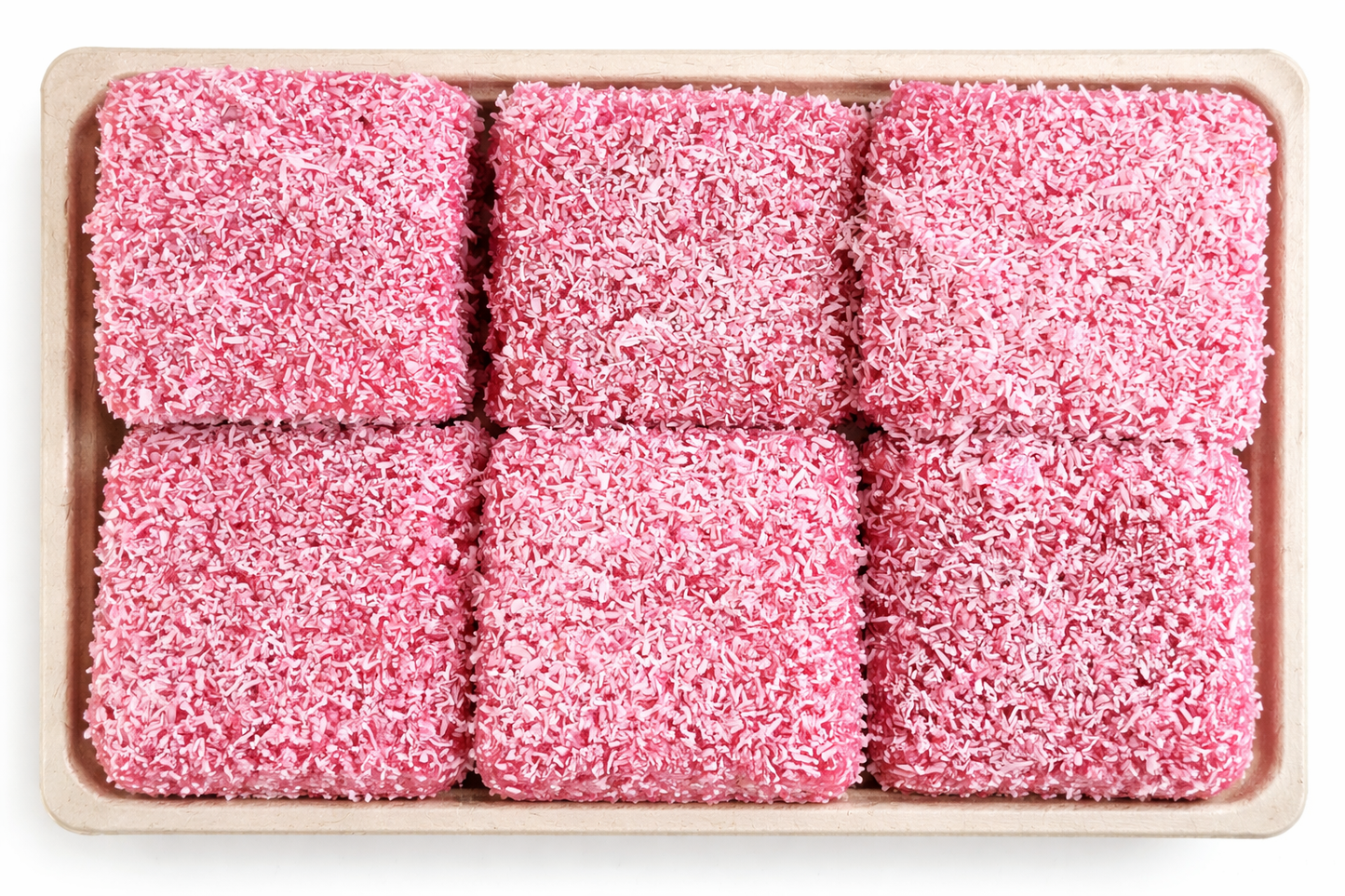 Lamingtons Raspberry 6 pack (DF)