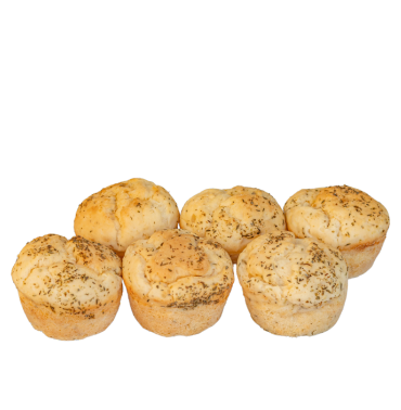 Garlic & herbs roll 6pk (DF)