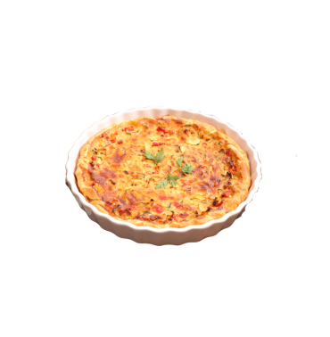 Bacon & Tomato Quiche (DF contains SOY MILK)